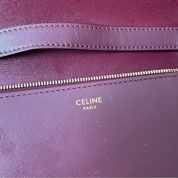 Celine Medium Box Bag Burgundy - Picture 7 of 9